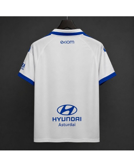 Royal Oviedo Maillot extérieur blanc et bleu 2026/27 Royal Oviedo Maillot extérieur blanc et bleu 2026/27