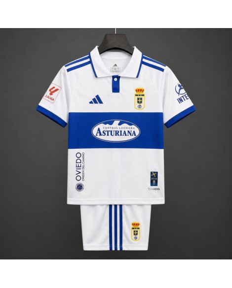 2026/27 Real Oviedo Maillot domicile - Maillot et Short - Enfant 2026/27 Real Oviedo Maillot domicile - Maillot et Short - Enfant