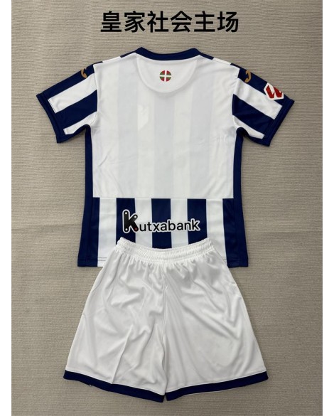 Kit domicile de la Real Sociedad 2026/27(Maillot + Short) - Enfant