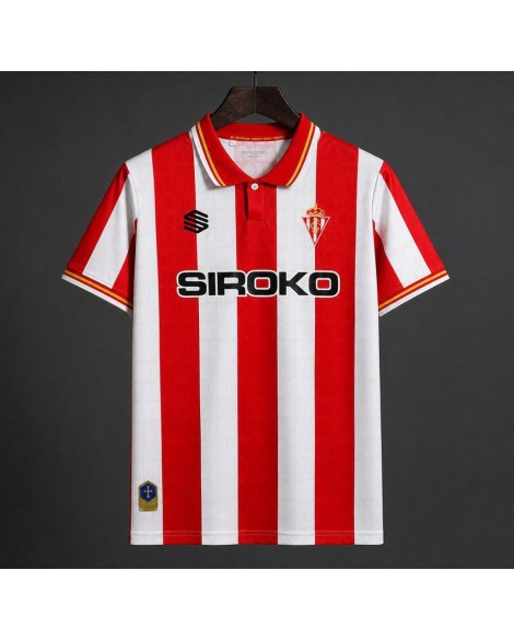 Kit domicile du Sporting Gijón 2026/27
