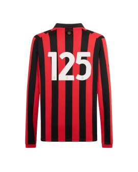 Maillot de football à manches longues AC Milan #125 2024/25 - 125e anniversaire