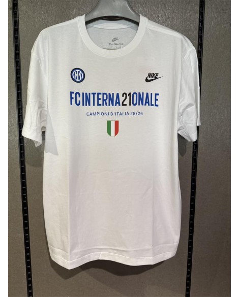 T-shirt champion Inter Milan saison 2025/26