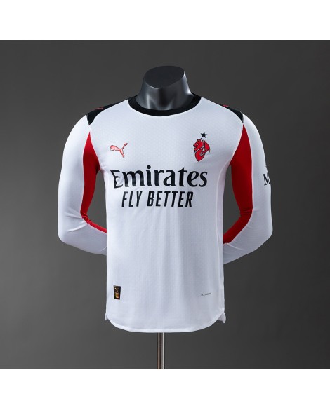 2025/26 Maillot extérieur manches longues de l'AC Milan - Player 2025/26 Maillot extérieur manches longues de l'AC Milan - Player