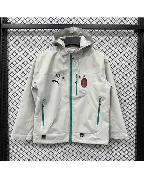 Veste coupe-vent AC Milan 2526 - Blanche