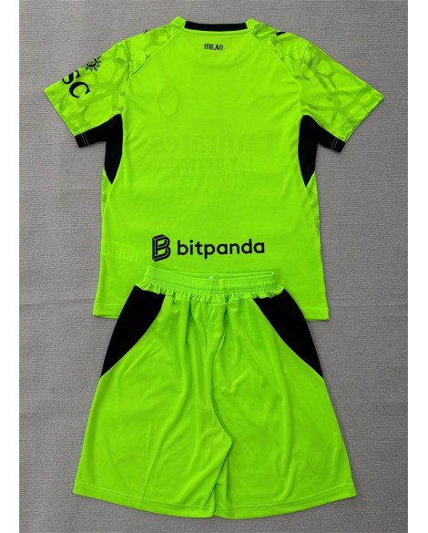Maillot de gardien de but de l'AC Milan 2026/27(Maillot + Short) - Enfant