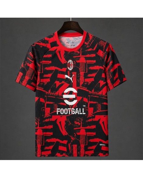 Maillot d'avant-match AC Milan 2026/27 Noir et Rouge