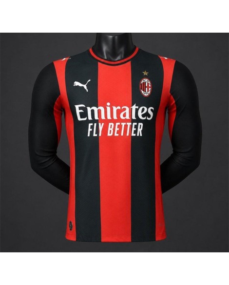 Maillot domicile AC Milan manches longues 2026/27 - Player