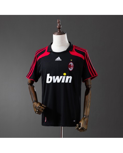 Maillot rétro du troisième maillot extérieur de l'AC Milan pour la saison 2007/08