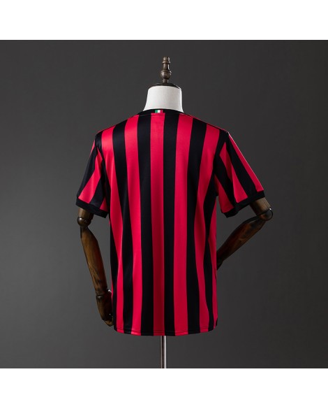 Maillot domicile rétro de l'AC Milan, saison 2017/18