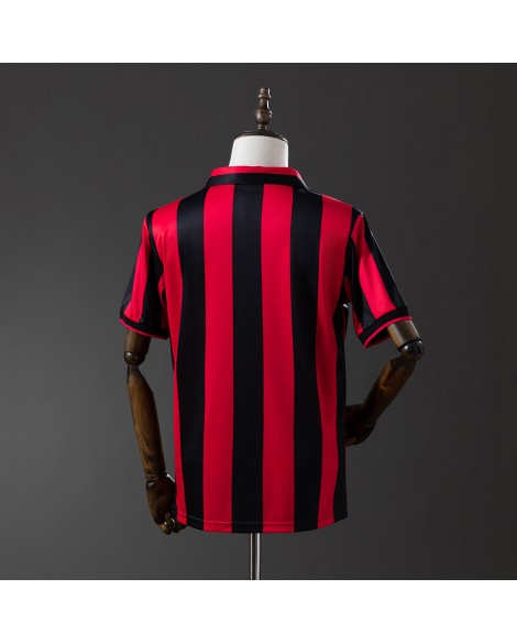 Maillot domicile rétro de l'AC Milan, saison 1990/91