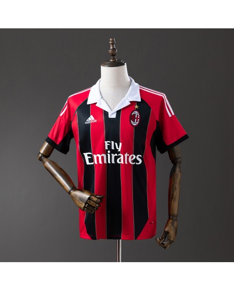 Maillot domicile rétro de l'AC Milan, saison 2012/13