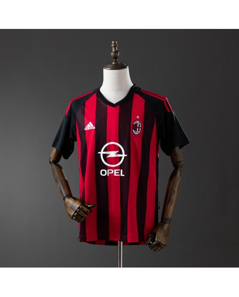 Maillot AC Milan 2002/03 Domicile Rétro