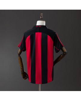 Maillot domicile rétro de l'AC Milan, saison 2000/02