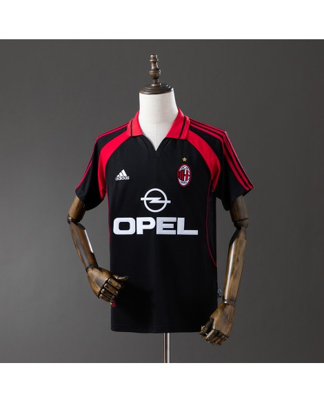 Maillot rétro AC Milan saison 2000/01, troisième maillot extérieur