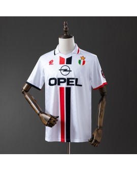 Maillot extérieur rétro de l'AC Milan, saison 1995/97