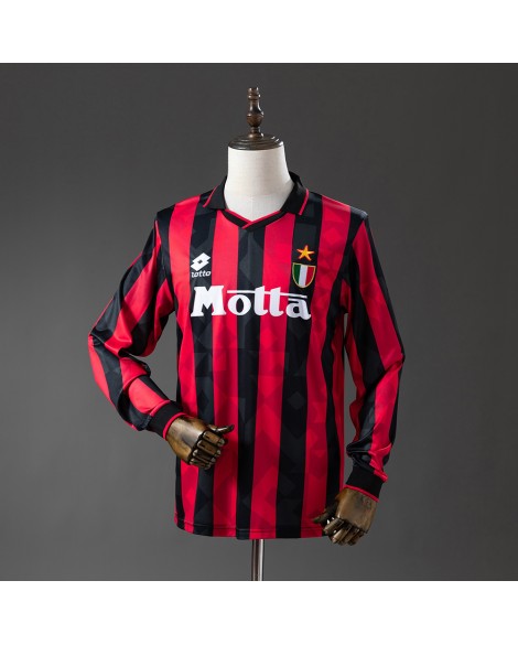 Maillot domicile manches longues de l'AC Milan, saison 1993/94