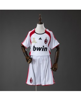 Maillot rétro extérieur de l'AC Milan, saison 2006/07 - Taille enfant