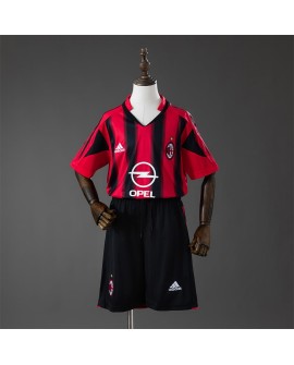 Maillot domicile rétro AC Milan saison 2004/05 - Taille enfant