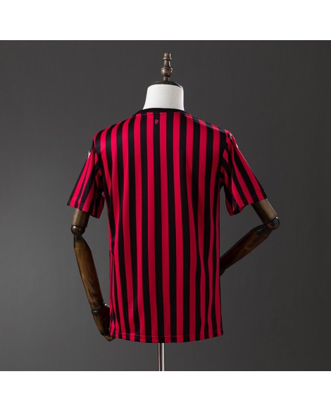 Maillot domicile rétro de l'AC Milan, saison 2019/20
