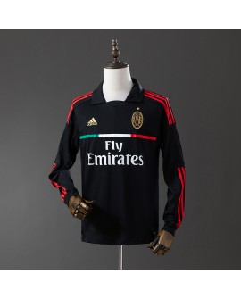 Maillot rétro manches longues extérieur de l'AC Milan, saison 2011/12