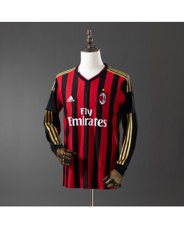 Maillot rétro manches longues extérieur de l'AC Milan, saison 2013/14