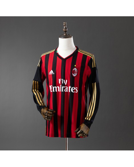Maillot rétro manches longues extérieur de l'AC Milan, saison 2013/14