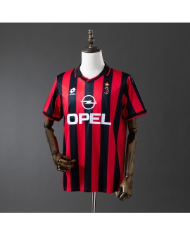Maillot domicile rétro de l'AC Milan, saison 1995/96