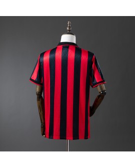Maillot domicile rétro de l'AC Milan, saison 1995/96