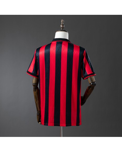 Maillot domicile rétro de l'AC Milan, saison 1995/96