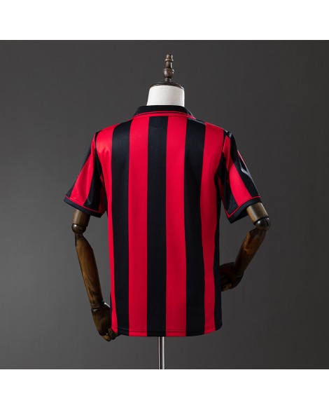 Maillot domicile rétro de l'AC Milan, saison 1993/94