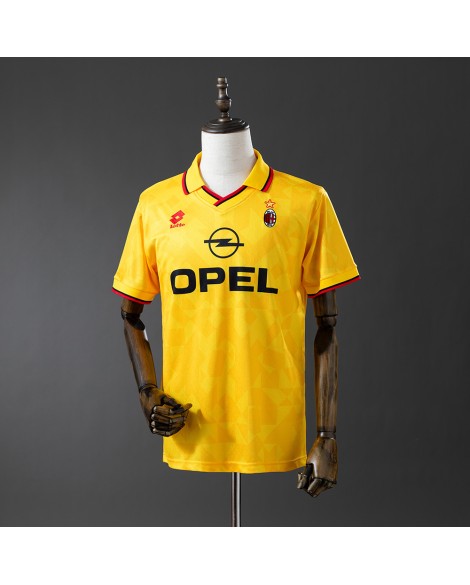 Maillot extérieur rétro de l'AC Milan, saison 1995/96