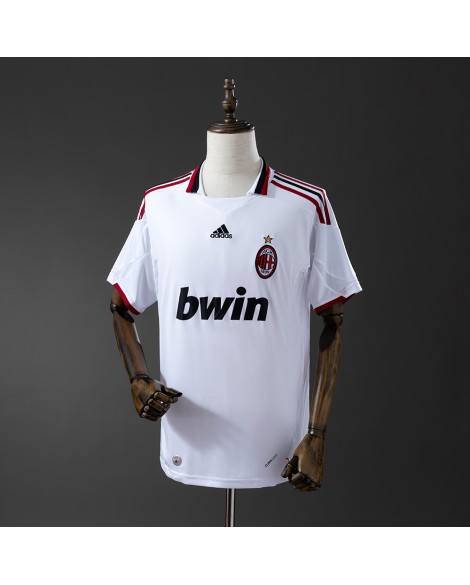 Maillot extérieur rétro de l'AC Milan pour la saison 2009/10
