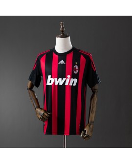 Maillot domicile rétro de l'AC Milan, saison 2008/09