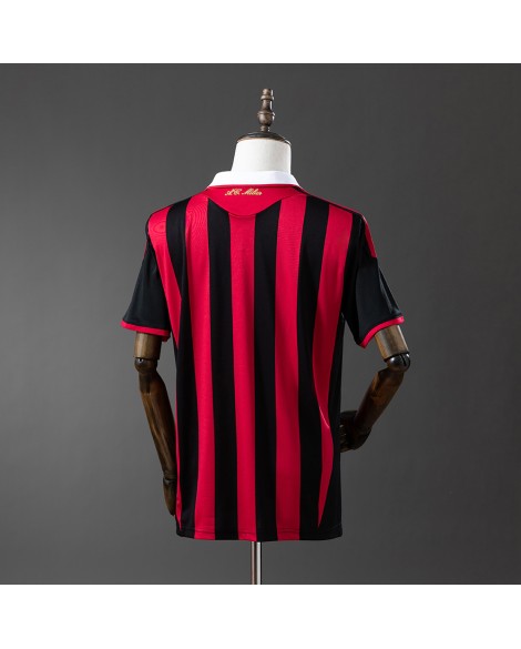 Maillot domicile rétro de l'AC Milan, saison 2009/10
