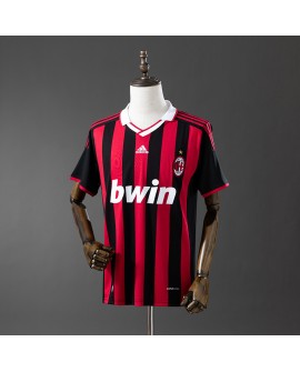 Maillot domicile rétro de l'AC Milan, saison 2009/10