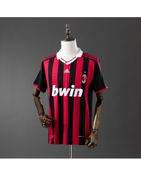 Maillot domicile rétro de l'AC Milan, saison 2009/10