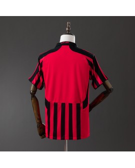 Maillot domicile rétro de l'AC Milan, saison 2007/08