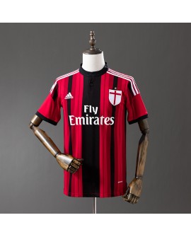 Maillot domicile rétro de l'AC Milan, saison 2014/15