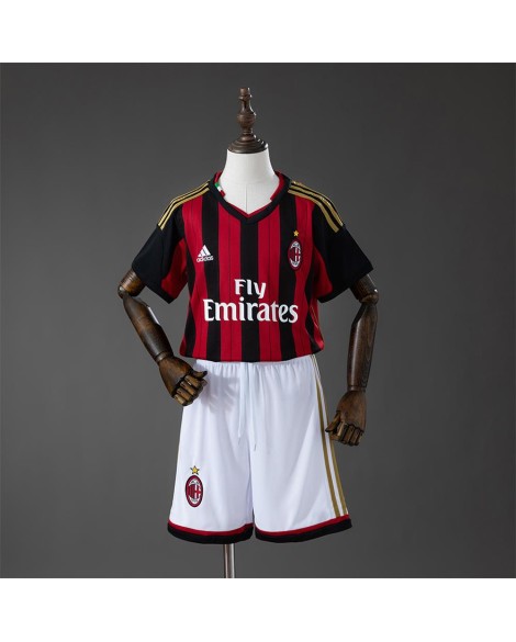 Maillot domicile rétro AC Milan saison 2013/14 - Enfant