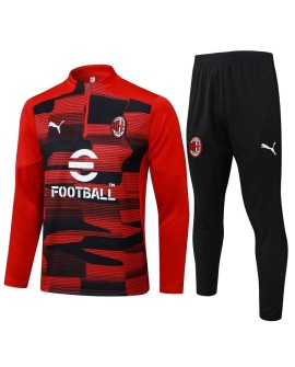 Vêtements d'entraînement AC Milan-Rouge