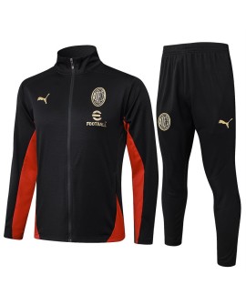 AC Milan Jacket Training Suit 2425-Black