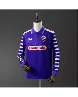 Maillot vintage à manches longues domicile de la Fiorentina 1998