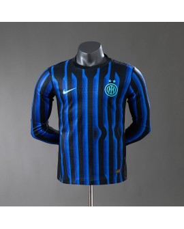 Maillot domicile manches longues de l'Inter Milan 2025/26 - Player