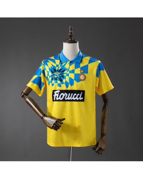 Troisième maillot extérieur rétro de l'Inter Milan 92/94