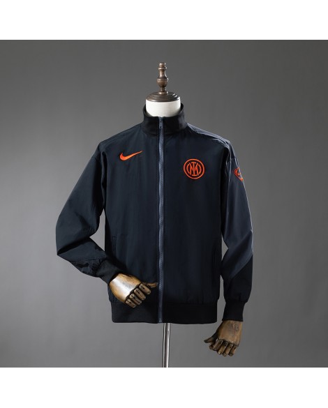 Coupe-vent extérieur Third Inter Milan 25/26 - Noir