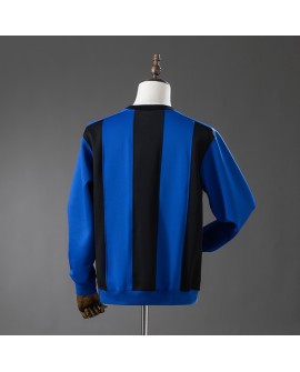 Sweat-shirt à manches longues Inter Milan 25/26 - Bleu foncé et noir