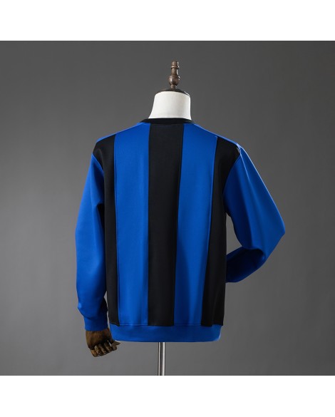 Sweat-shirt à manches longues Inter Milan 25/26 - Bleu foncé et noir