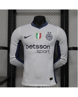 Maillot extérieur manches longues de l'Inter Milan pour la saison 2025/26 - Player