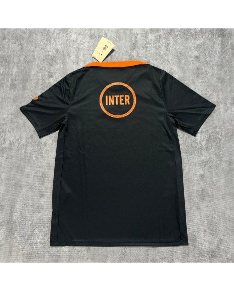 Maillot noir d'avant-match de l'Inter Milan 25/26