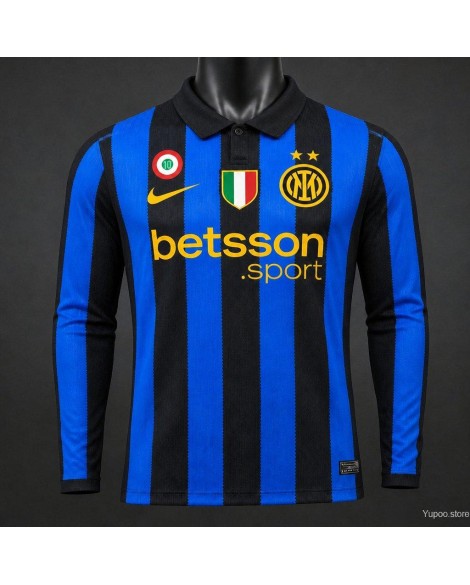 Inter Milan Maillot domicile manches longues 2026/27 - Player